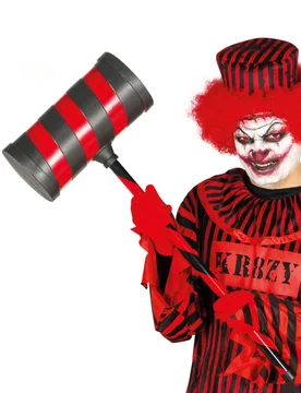 Killerclown-Hammer rot-schwarz 79 cm - FIESTAS GUIRCA, S.L. - FashionsVida