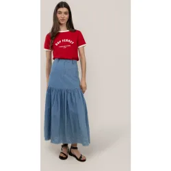 Falda denim de mujer flavia