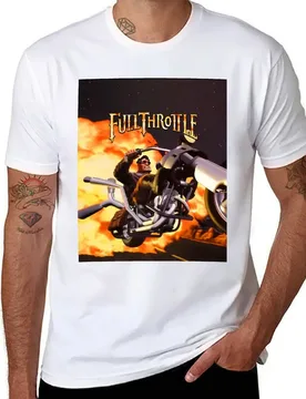 Full Throttle (High Contrast) T-Shirt t shirt personalised t shirts cotton 100% T-Shirt - Aliexpress - FashionsVida