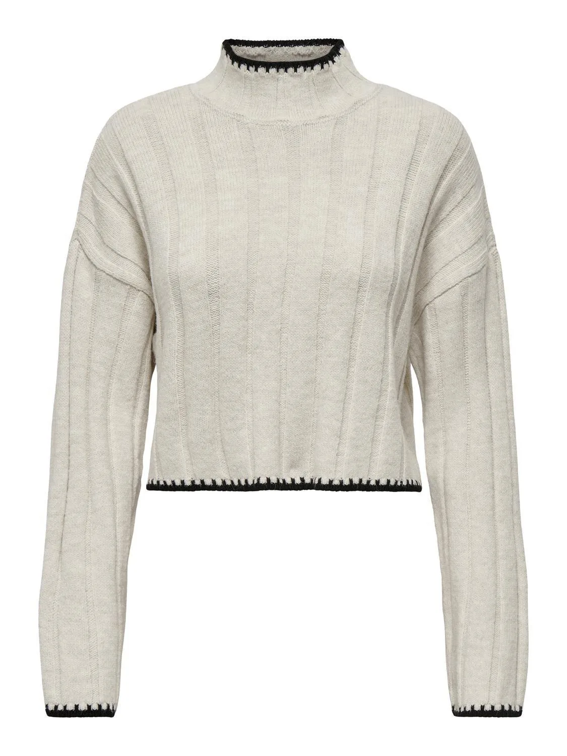 ONCHICK STITCH S HIGHNECK KNT NOO femae - L - FashionsVida