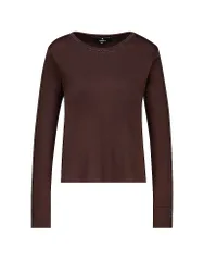 Maglietta a maniche lunghe marrone 42