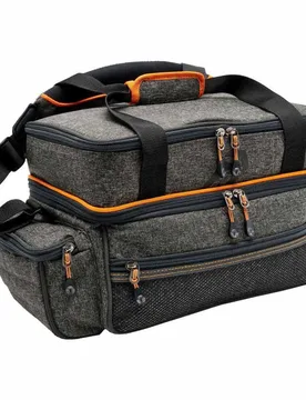 Daiwa Accessory L Bag Grey / Orange One Size unisex - Daïwa - FashionsVida