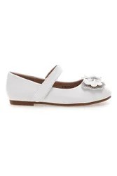Ballerine Bianche con Fiocco a Fiore 39G2514S 27