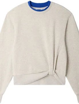 Sudadera de mujer 2 en 1 con efecto anudado - sandro - FashionsVida