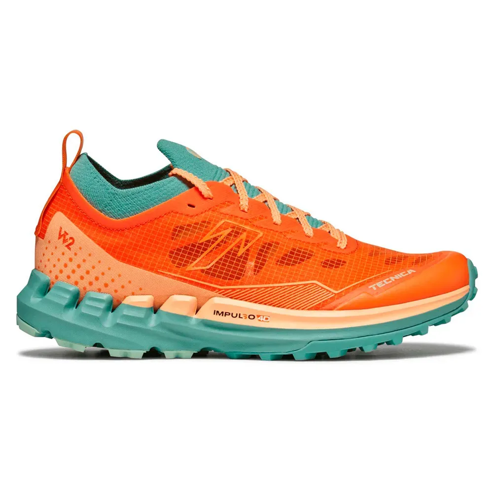 Scarpe Da Trail Running Pyrox Speed Orange / Aqua Green EU 39 1/2 - Tecnica - FashionsVida