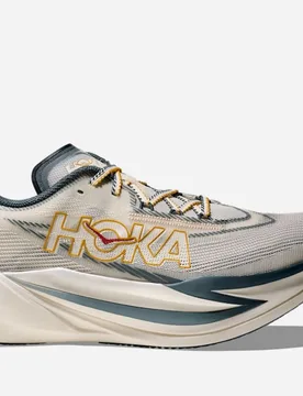 Cielo X1 3.0 Race Shoes in Alabaster/Yellow Gold, Size 12.5 - HOKA - FashionsVida