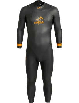 Ignite 3-3mm Long Sleeve Neoprene Wetsuit Black/Orange L Men - Sailfish - FashionsVida
