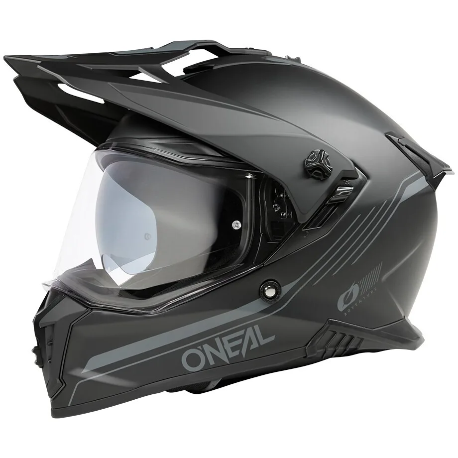 Casco Moto Integrale Adventure A-SRS Solid Nero Opaco taglia XL - Oneal - FashionsVida
