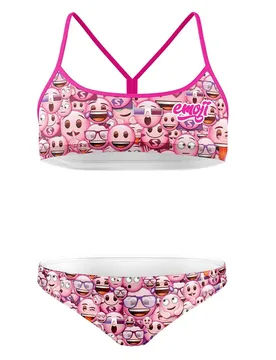 Emoji Classic Pink Bikini Pink M Women - OTSO - FashionsVida