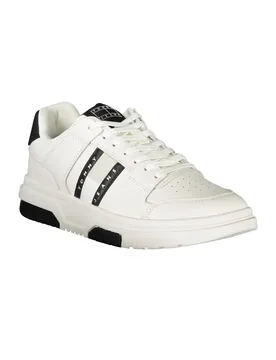 Mens Jeans Lowtop Sneakers Em0em01376 - White - Size Eu 40 - Tommy hilfiger - FashionsVida