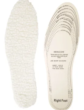 Sherpa-Lined Insole - White - White - Size: ONE - Mountain Warehouse - FashionsVida