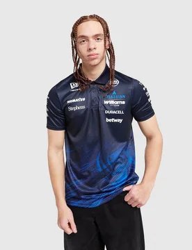 Williams F1 Tech Poloshirt - Herren, Blau - male - Size: L - New era - FashionsVida