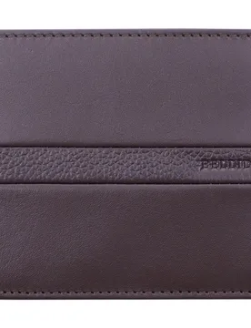 Tarjetero de hombre de piel con billetera - Miguel Bellido - FashionsVida