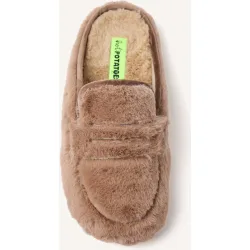 Zapatillas de casa de mujer tipo mocasines de bamara