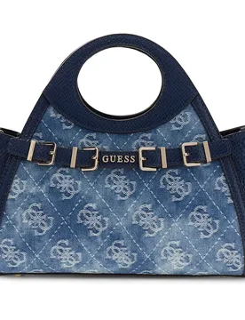 Borsa Dovie Small Ricondizionato Denim Logo One Size - Guess - FashionsVida