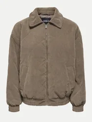 Cordblouson ONLZAHARA Gesteppt Braun XL