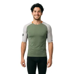 Maglia A Maniche Corte Pelle Stelth Fir Slip-on Military Green