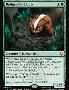 Badgermole Cub (Foil) Avatar: The Last Airbender - Magic: The Gathering - FashionsVida