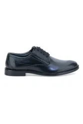 Scarpe eleganti nere stringate in vera pelle 615 43