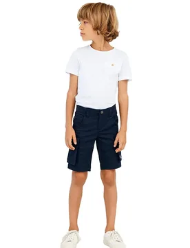 Pantaloni Corti Cargo Ryan Twibamgo Dark Sapphire 12 Anni - Name it - FashionsVida