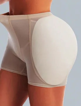 Bragas levantadoras de glúteos para mujer, realzador de caderas con almohadillas, moldeador corporal sexy, bragas push up, faja para caderas, bragas - Shein - FashionsVida