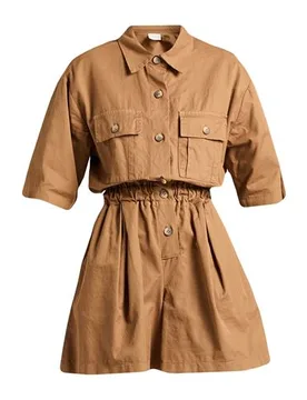 Playsuit Damen Kamel M,S Damen - VICOLO - FashionsVida