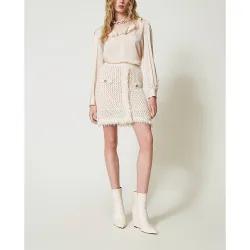 Twinset - Minifalda de punto
