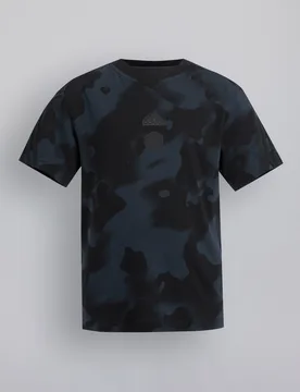 Manchester United x Kids Future Icons Camo Printed T-Shirt Black 11-12Y - Adidas - FashionsVida