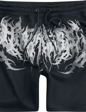 Gothic Short - Ink Shorts Mens Black - M bis XL - für Männer - Größe M - schwarz - Männer - male - Heartless - FashionsVida