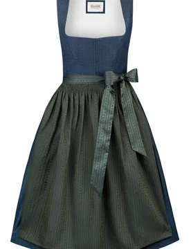Dirndl Olivia (blau, Gr. 36) von Heimatgwand für Damen, 100% Polyester - Stockerpoint - FashionsVida