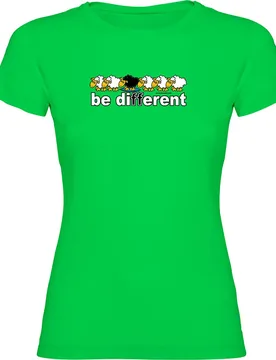 T-shirt à Manches Courtes Be Different Surf Light Green L - Kruskis - FashionsVida