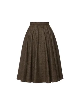 Midirock LONDON marrone M - Lena Hoschek - FashionsVida