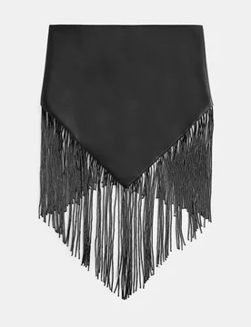 M&S Tassel Neckerchief Black female - M&S - FashionsVida