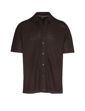 Boss Polo H-NAPPO marron L - BOSS - FashionsVida