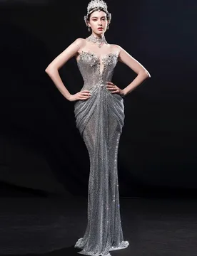 A new fish-tail style banquet and elegant toasting light luxury dress - Aliexpress - FashionsVida