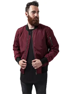 Giacca 2-tone Bordeaux / Black 4XL - Urban classics - FashionsVida