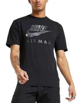 Air Max Graphic Black Mens T Shirt - Size Small - Nike - FashionsVida