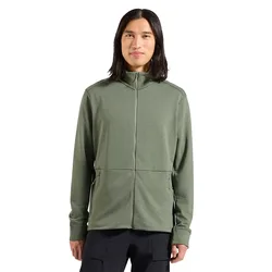 Grid Full Zip Fleece Shadow Melange S Men