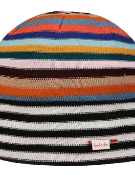 Colour Stripes Wool Beanie by - mixed colours - Damen - Size: One Size - bedacht - FashionsVida