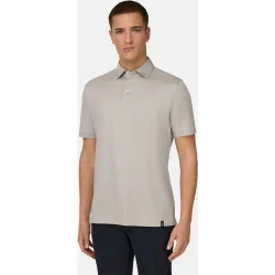 Polo de mezcla algodón poliéster y seda