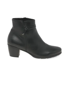 Women's 'Ela' Ankle Boots in Black Size: 6.5 - Black - Size: 6.5 - Gabor - FashionsVida