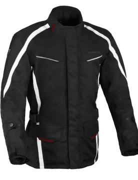 Giacca Moto Cage Aerotex Nero Bianco taglia 3XL - Difi - FashionsVida