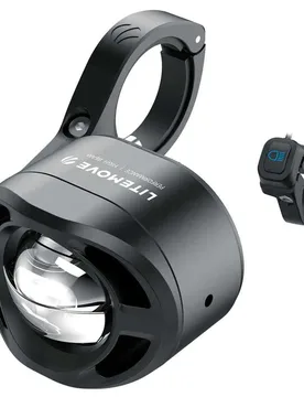 Fanale Anteriore Led E-bike Aew-230 12 V Black - Litemove - FashionsVida