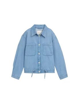 Summer denim jacket female - L - FashionsVida