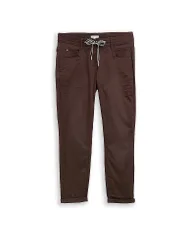 Hose Tapered Relaxed Fit 7/8 braun 34/L30 damen