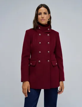Abrigo de mujer de paño corto - Salsa Jeans - FashionsVida