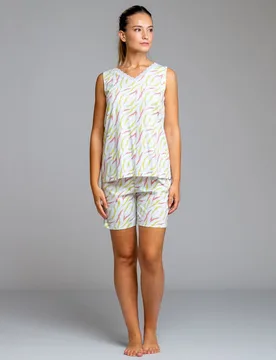 Pijama de mujer sin mangas - Egatex - FashionsVida
