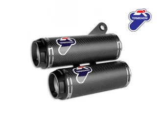 A Coppia Terminali Omologati Carbonio Ducati Monster 1200 2014-2016