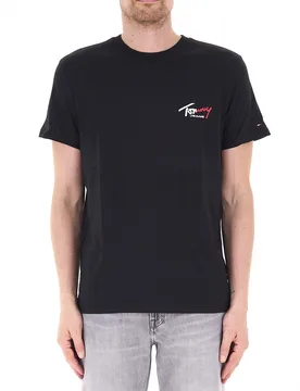 T-shirt in cotone NERO S - Tommy hilfiger - FashionsVida