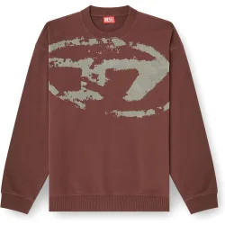 Sudadera sin capucha de hombre con logo frontal